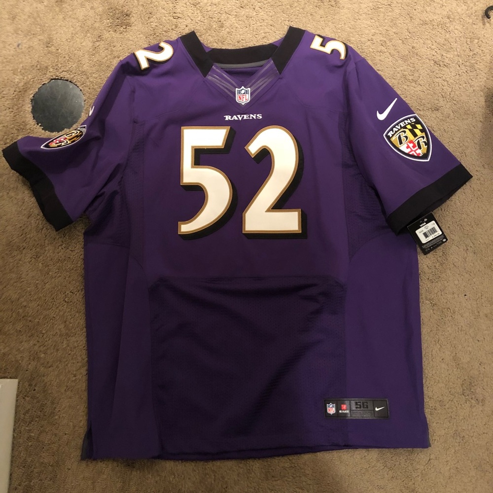 Nike Elite Ray Lewis Jersey Size 56